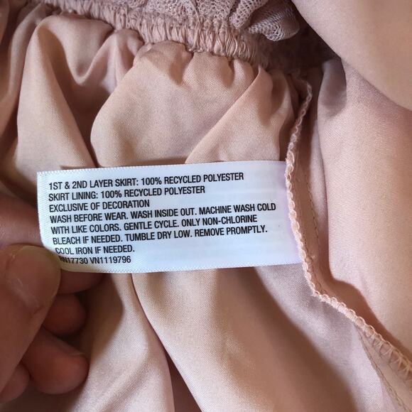 Cat & Jack NWOT Toddler Girls' Pink Gold Tutu with Gold Flecks 3T - Picture 4 of 5